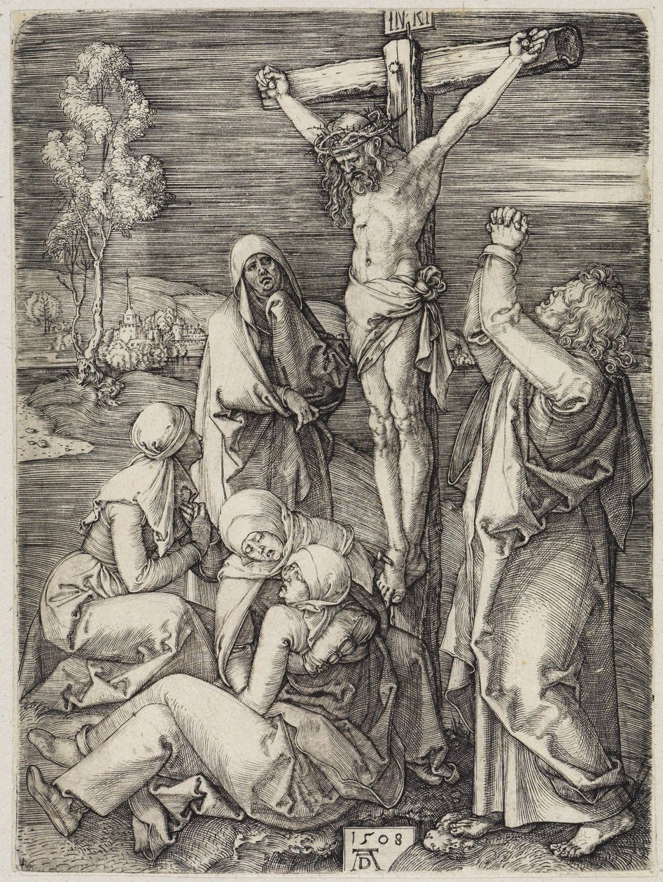 Cristo na cruz de Albrecht Dürer