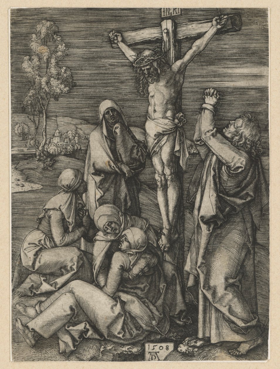 Cristo na cruz de Albrecht Dürer