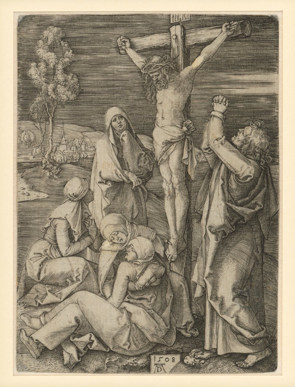 Cristo na cruz de Albrecht Dürer