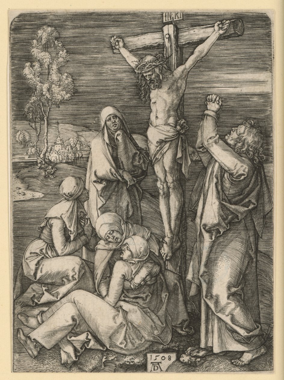 Cristo na cruz de Albrecht Dürer