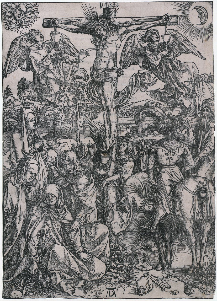 Cristo na Cruz, folha 8 da série «A Grande Paixão» de Albrecht Dürer
