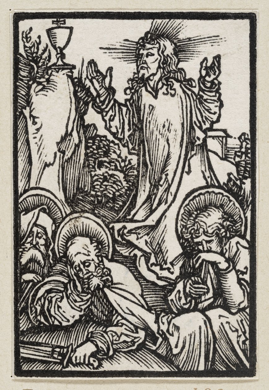 Cristo no Monte das Oliveiras (63 cenas religiosas) de Albrecht Dürer