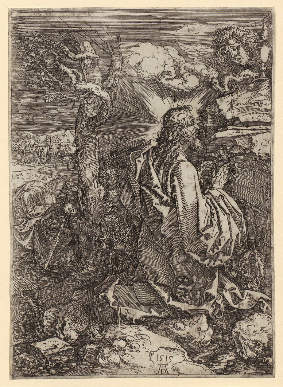 Cristo no Monte das Oliveiras de Albrecht Dürer