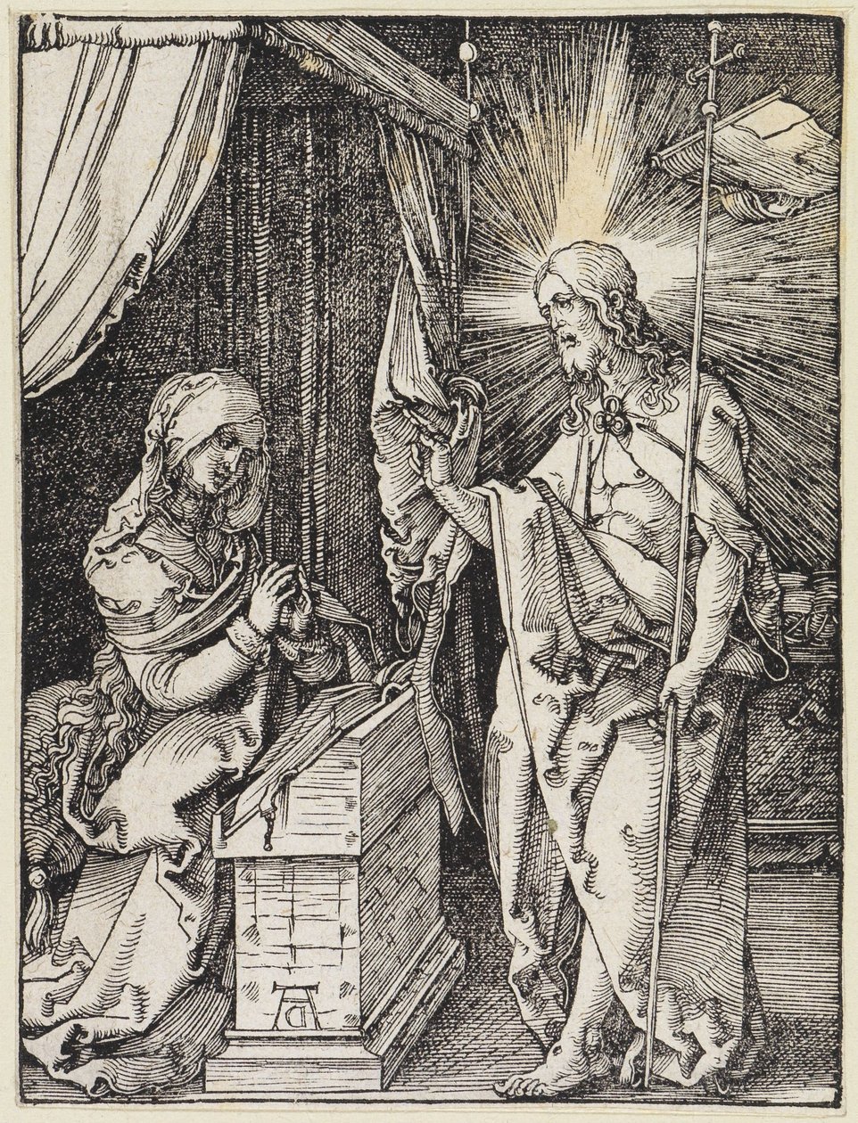 Cristo aparece à sua mãe de Albrecht Dürer