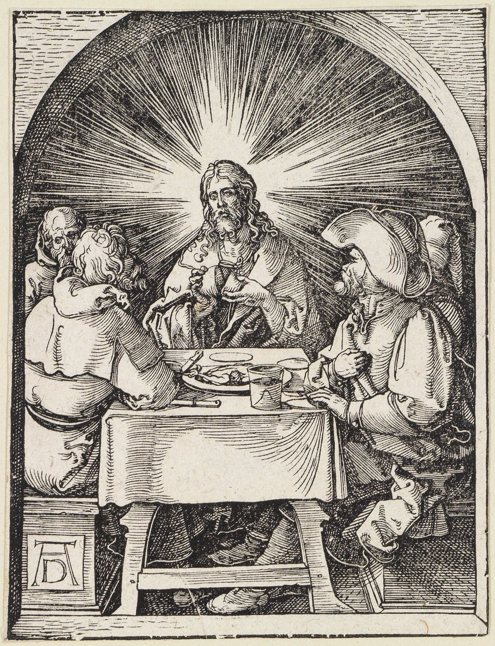 Cristo em Emaús de Albrecht Dürer