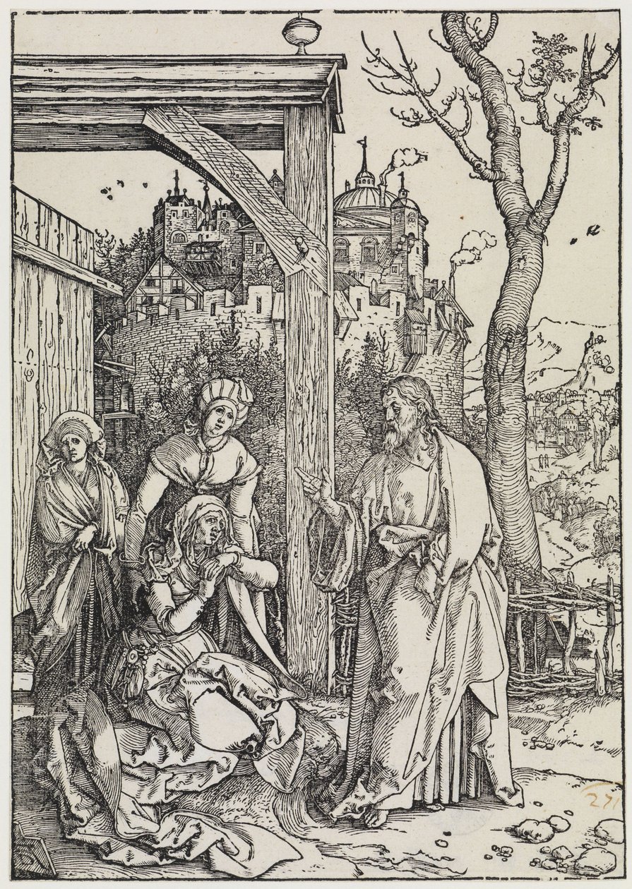 Cristo despede-se da sua mãe de Albrecht Dürer