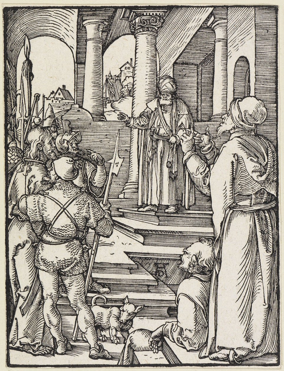 Cristo perante Pilatos de Albrecht Dürer
