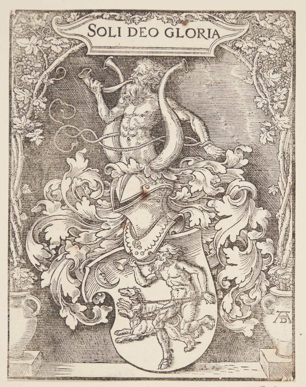 Brasão de armas de Johann Tscherte de Albrecht Dürer