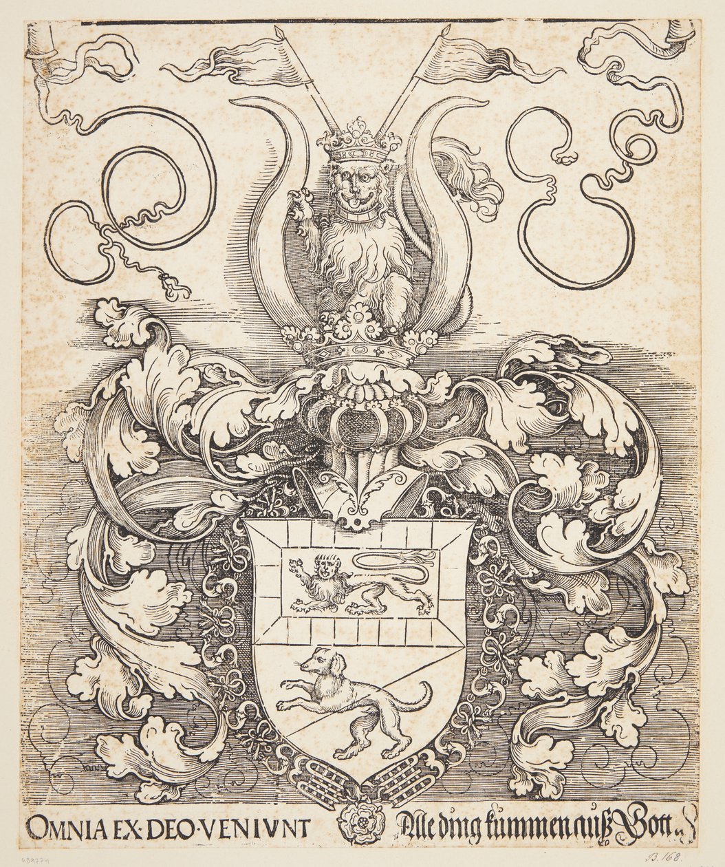 Brasão de armas de Lorenz Staiber de Albrecht Dürer