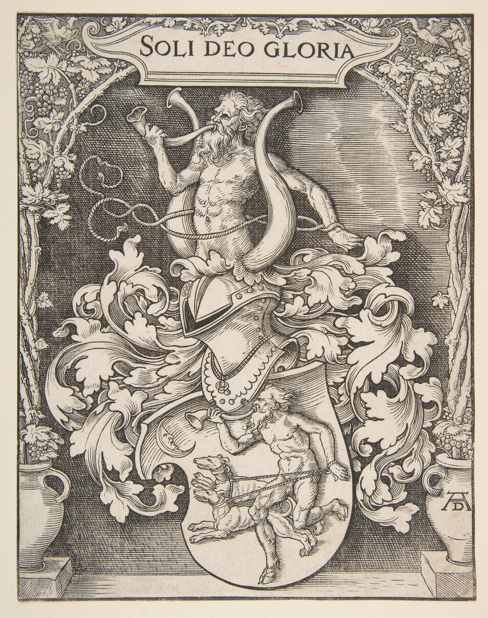 Brasão de Johann Tscherte.n.d. de Albrecht Dürer