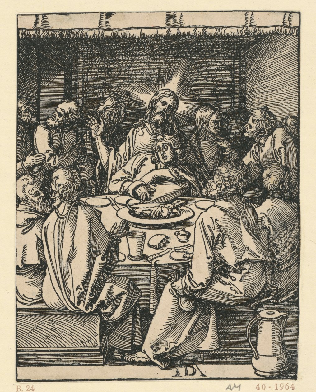 A Última Ceia (Pequena Paixão) de Albrecht Dürer