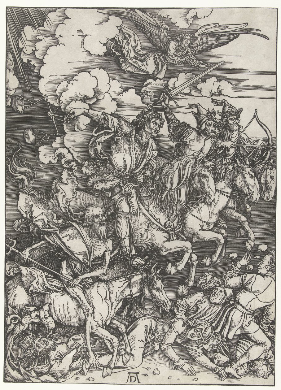 Os quatro cavaleiros do apocalipse de Albrecht Dürer