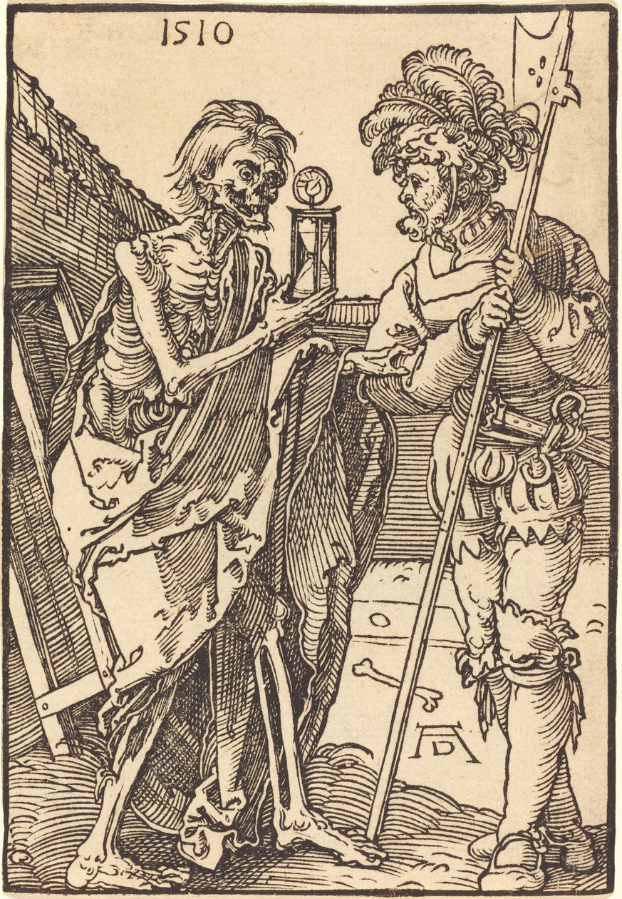 A Morte e o Lansquenet de Albrecht Dürer
