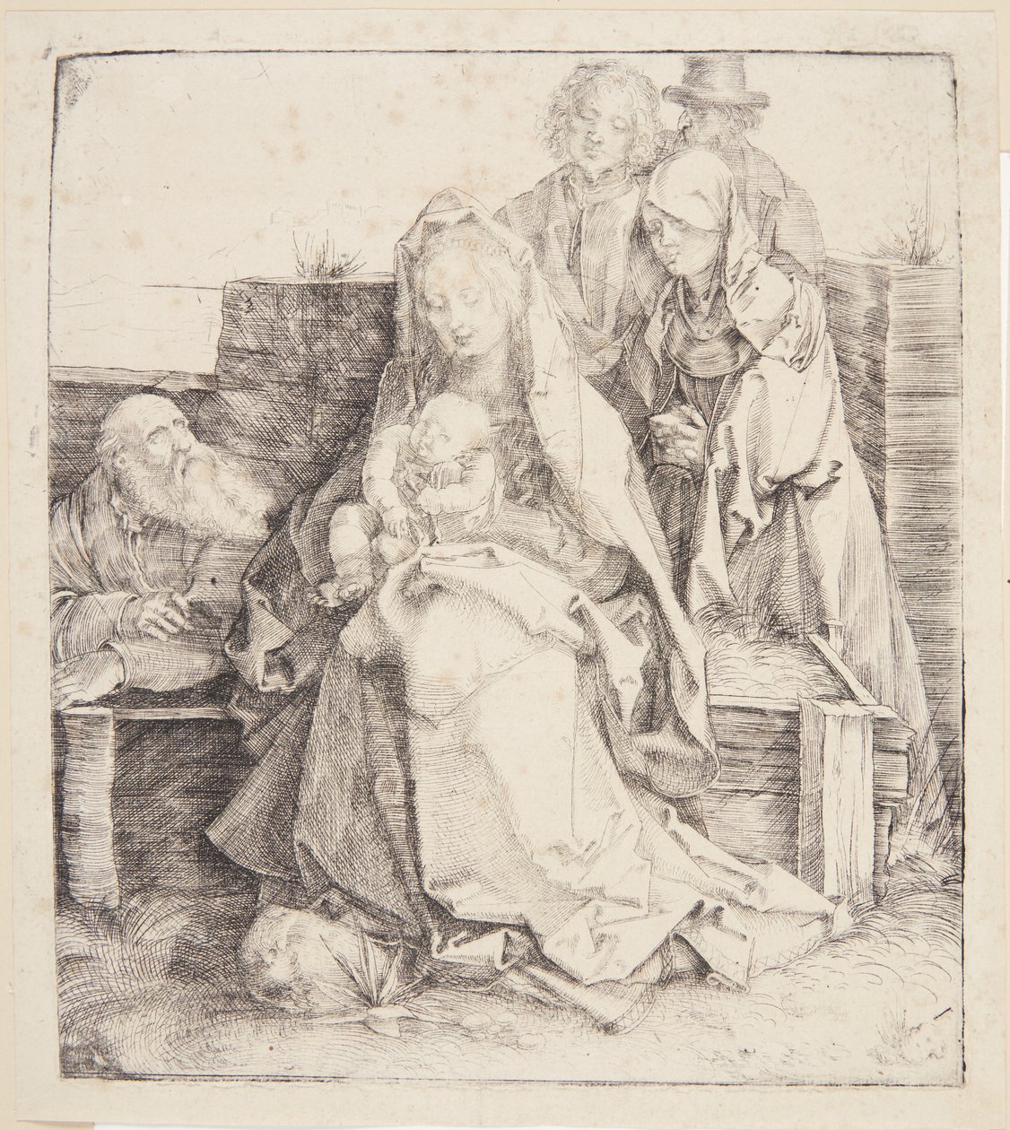 A Sagrada Família, seis pessoas de Albrecht Dürer