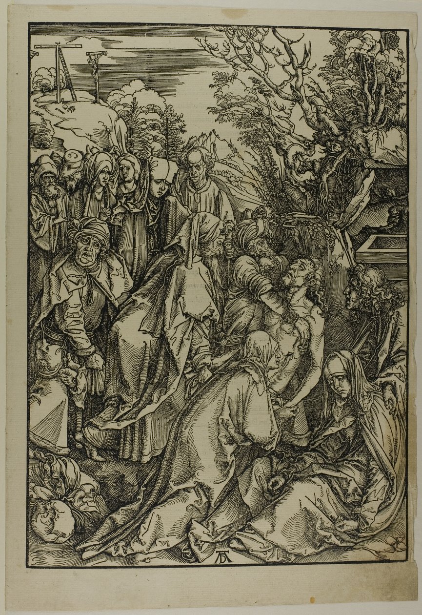 Deposição de Cristo, de A Grande Paixão de Albrecht Dürer