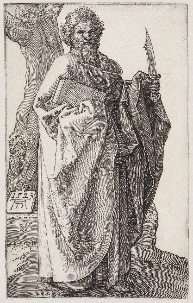 O apóstolo Bartolomeu de Albrecht Dürer