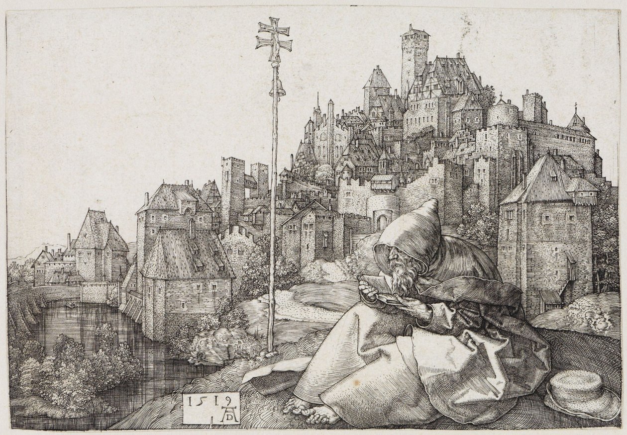 Santo António diante da cidade de Albrecht Dürer