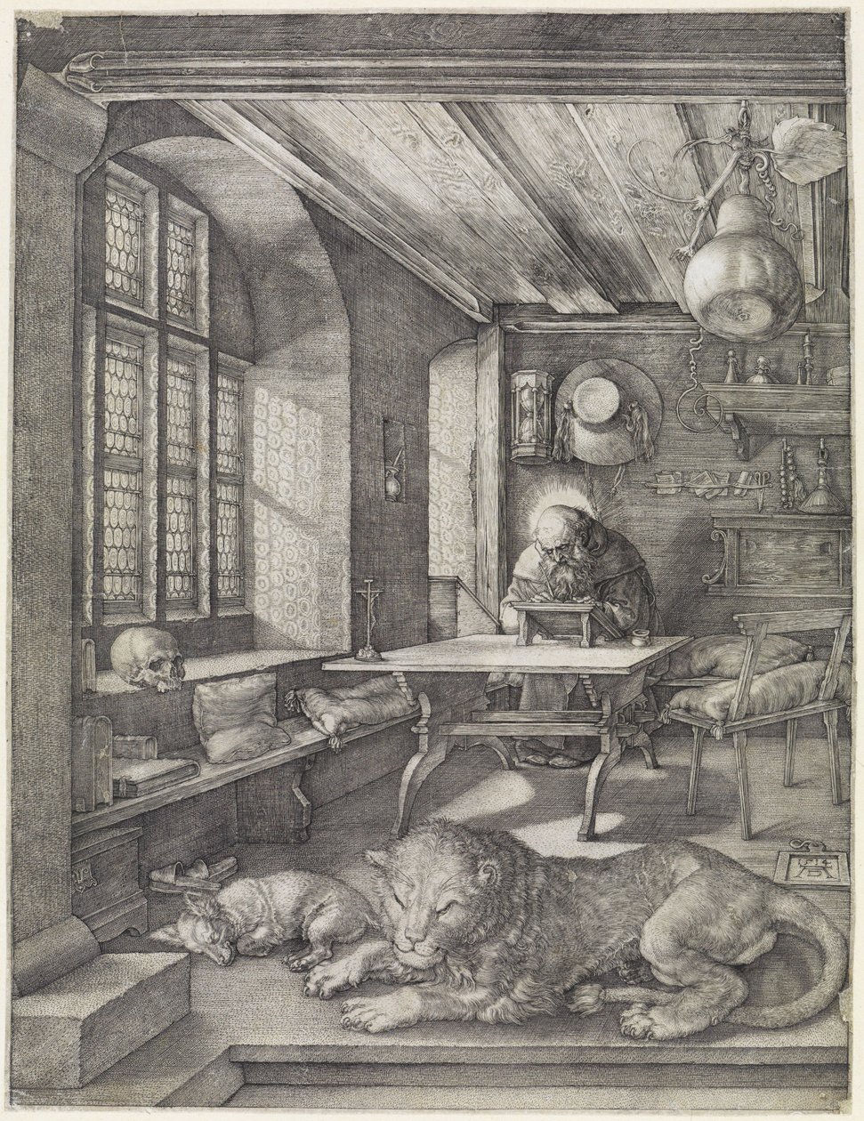 São Jerónimo no retábulo de Albrecht Dürer