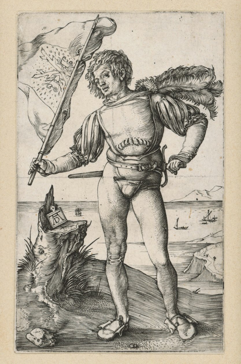 O porta-estandarte de Albrecht Dürer