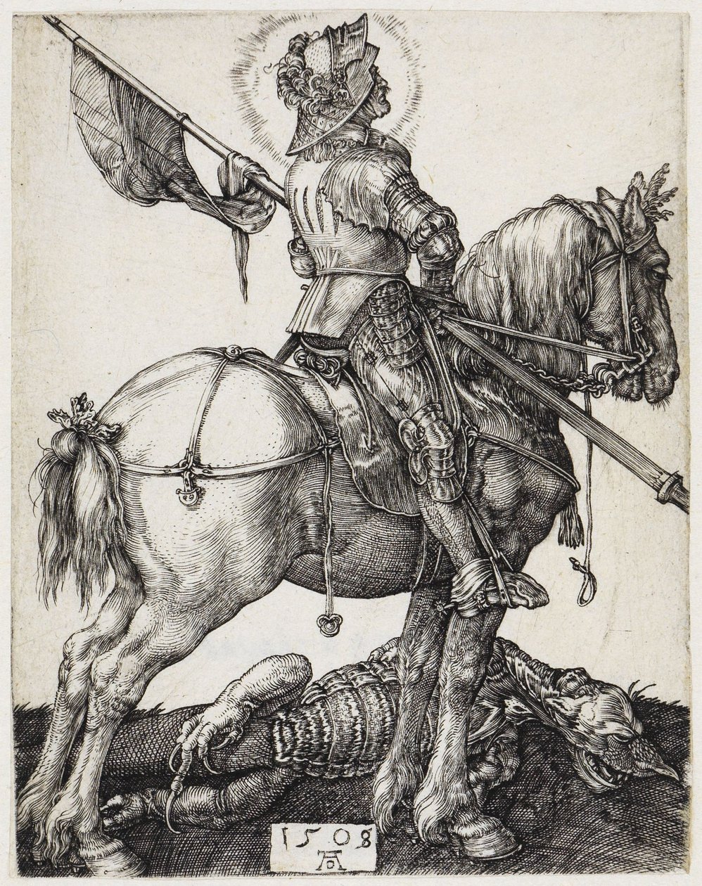 São Jorge a cavalo de Albrecht Dürer