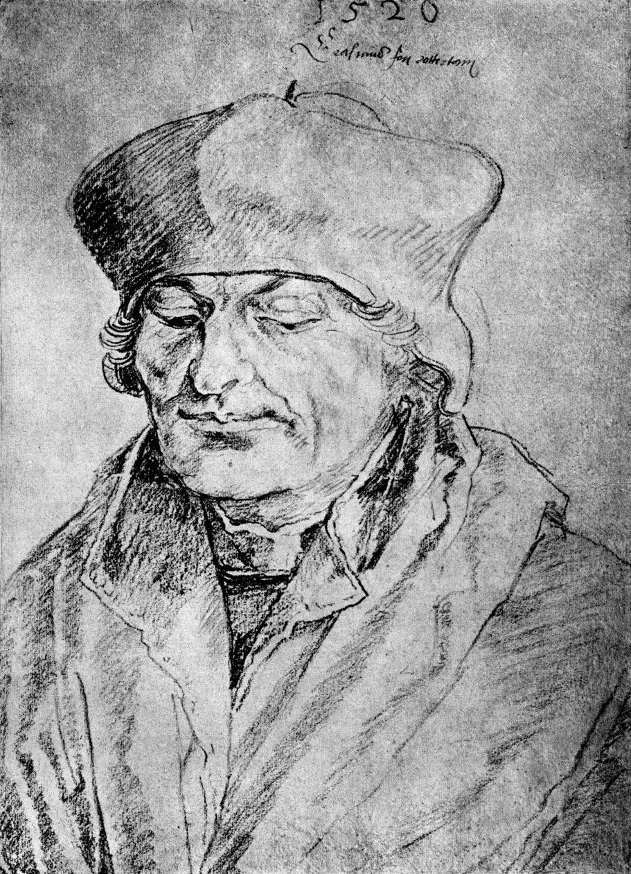 Erasmus, 1520, 1936; de Albrecht Dürer