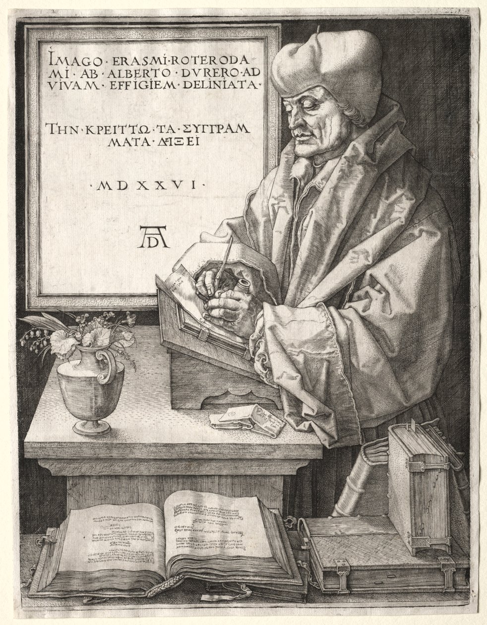 Desidério Erasmo de Roterdã de Albrecht Dürer