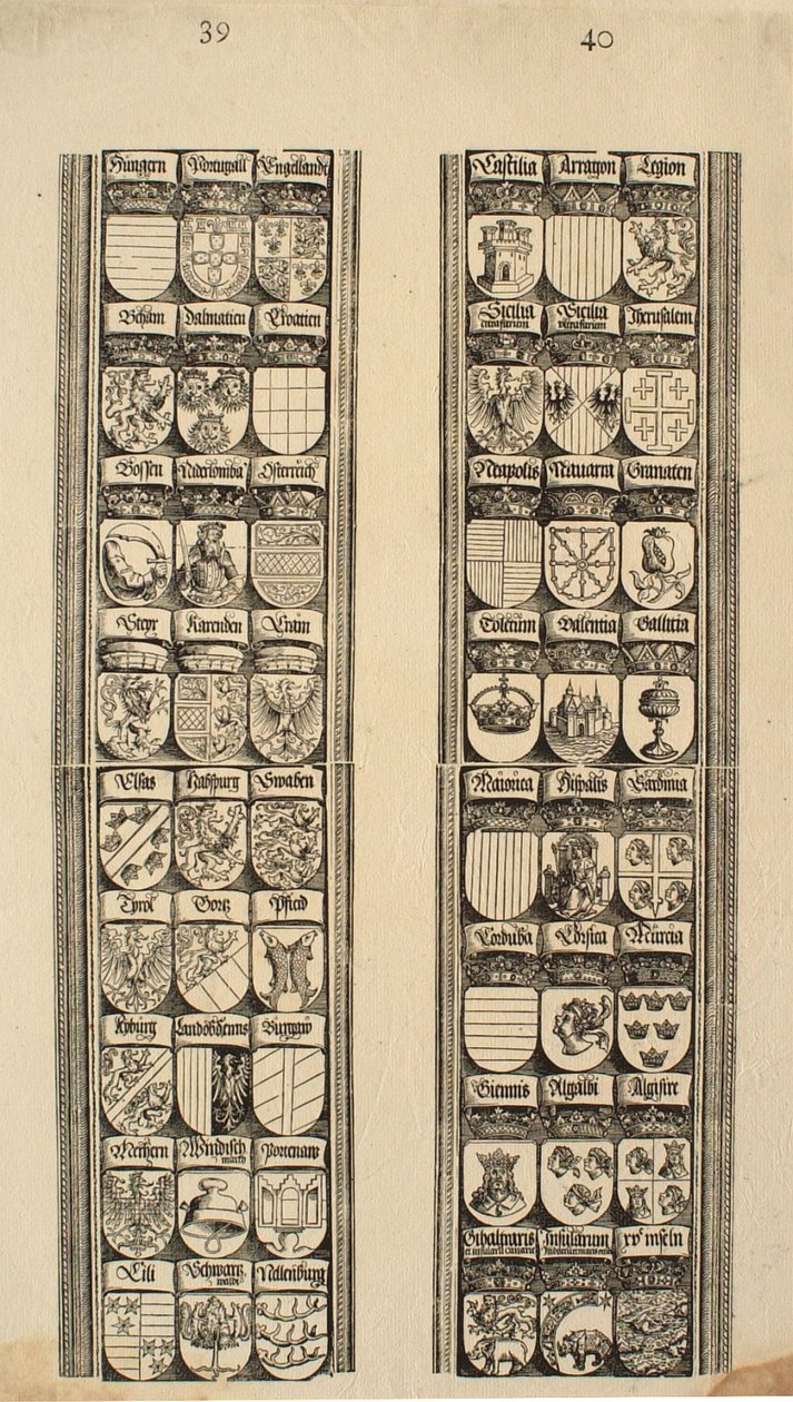 Pormenor 39 e 40 de Albrecht Dürer