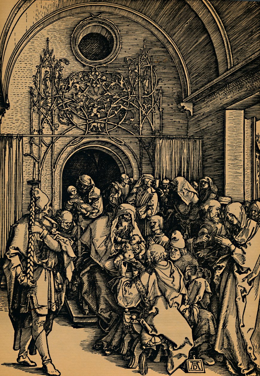 Die Belchneidung Christi, Circuncisão de Cristo, c1505. de Albrecht Dürer