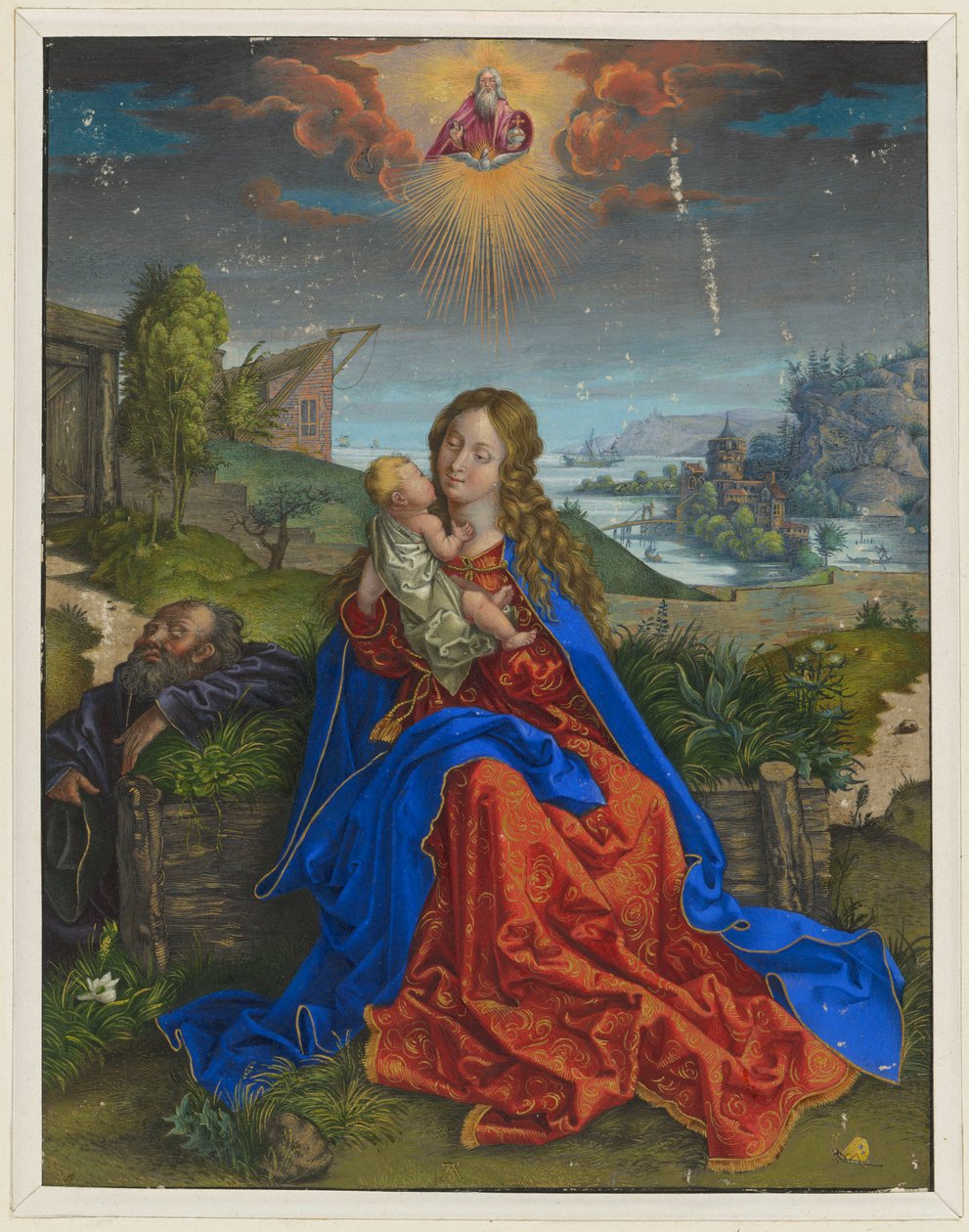 A Sagrada Família com a borboleta de Albrecht Dürer