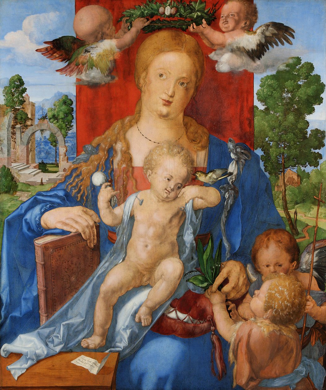 A Madona com o pintassilgo de Albrecht Dürer