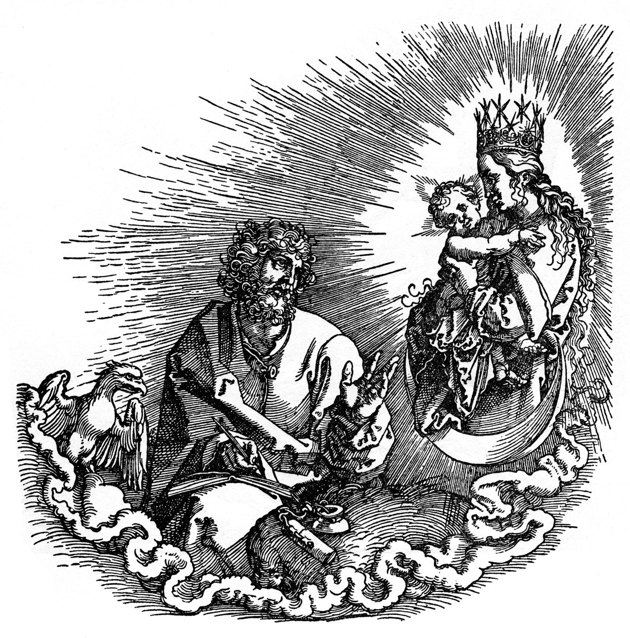 A Revelação de João, 1511, 1936 de Albrecht Dürer