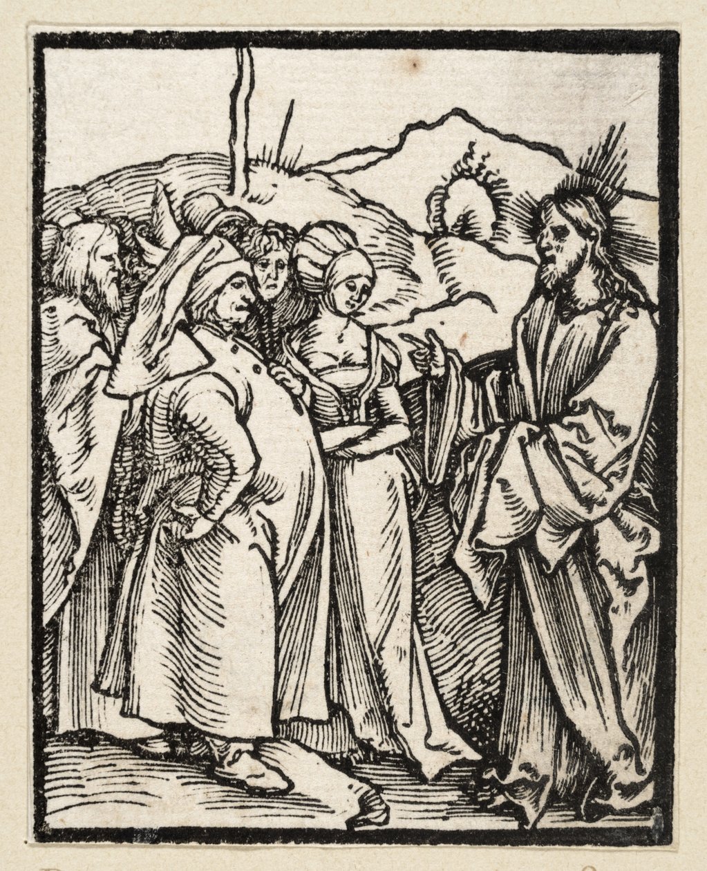 Os pecadores vêm a Cristo (43 temas religiosos) de Albrecht Dürer