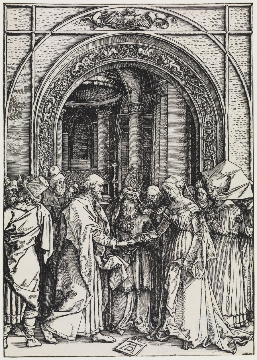 O noivado da Virgem Maria de Albrecht Dürer