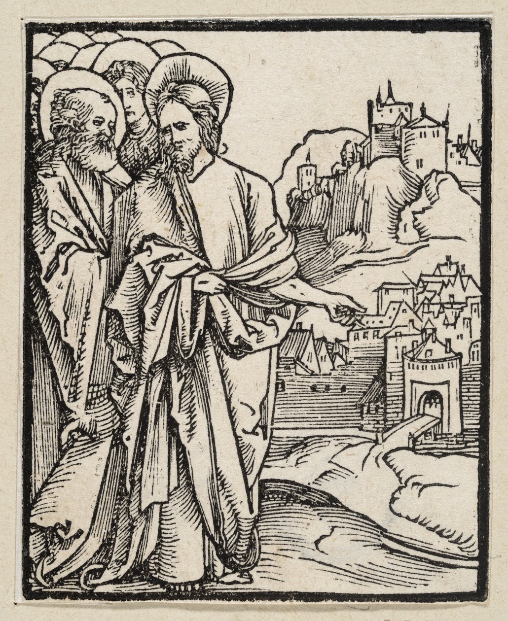 A profecia da destruição de Jerusalém (de: Postilla, 43 xilogravuras) de Albrecht Dürer