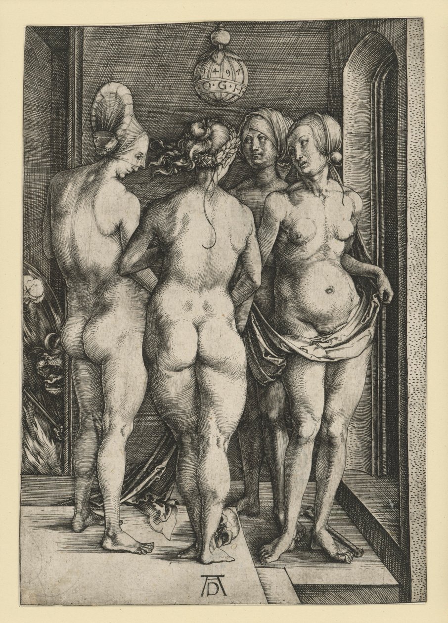 As quatro mulheres nuas de Albrecht Dürer