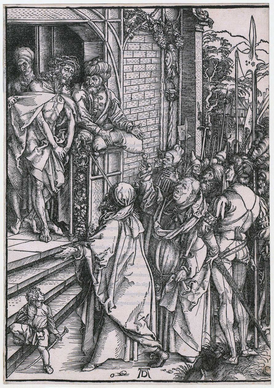 Ecce homo, página 6 da série «A Grande Paixão» de Albrecht Dürer