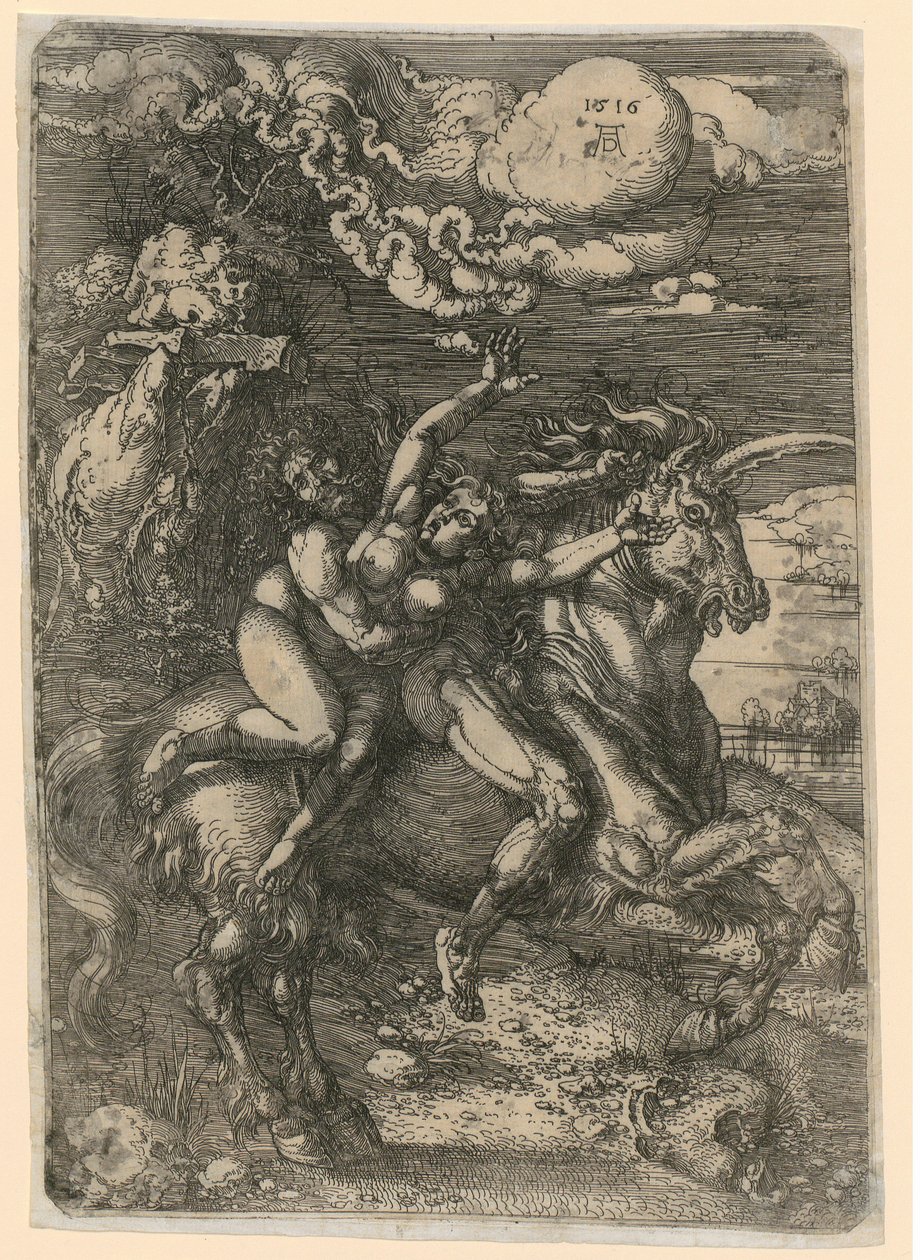 Sequestro no Unicórnio de Albrecht Dürer