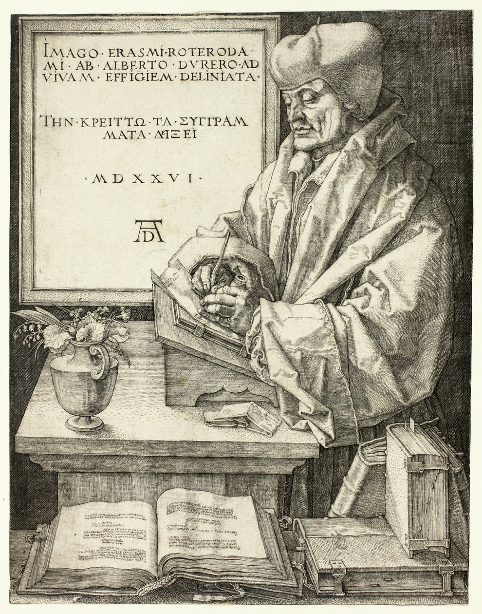 Erasmo de Roterdã de Albrecht Dürer