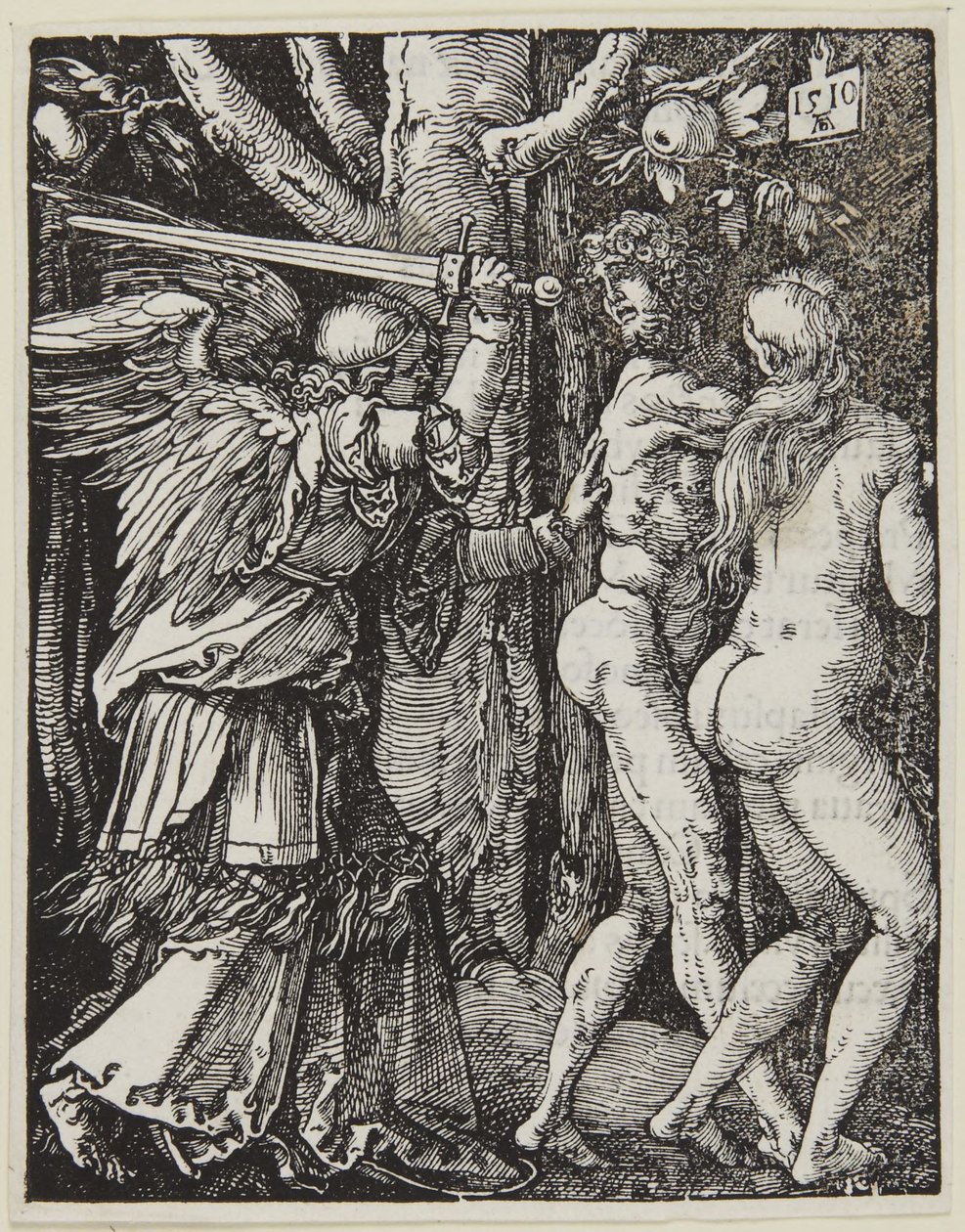 A expulsão do Paraíso de Albrecht Dürer