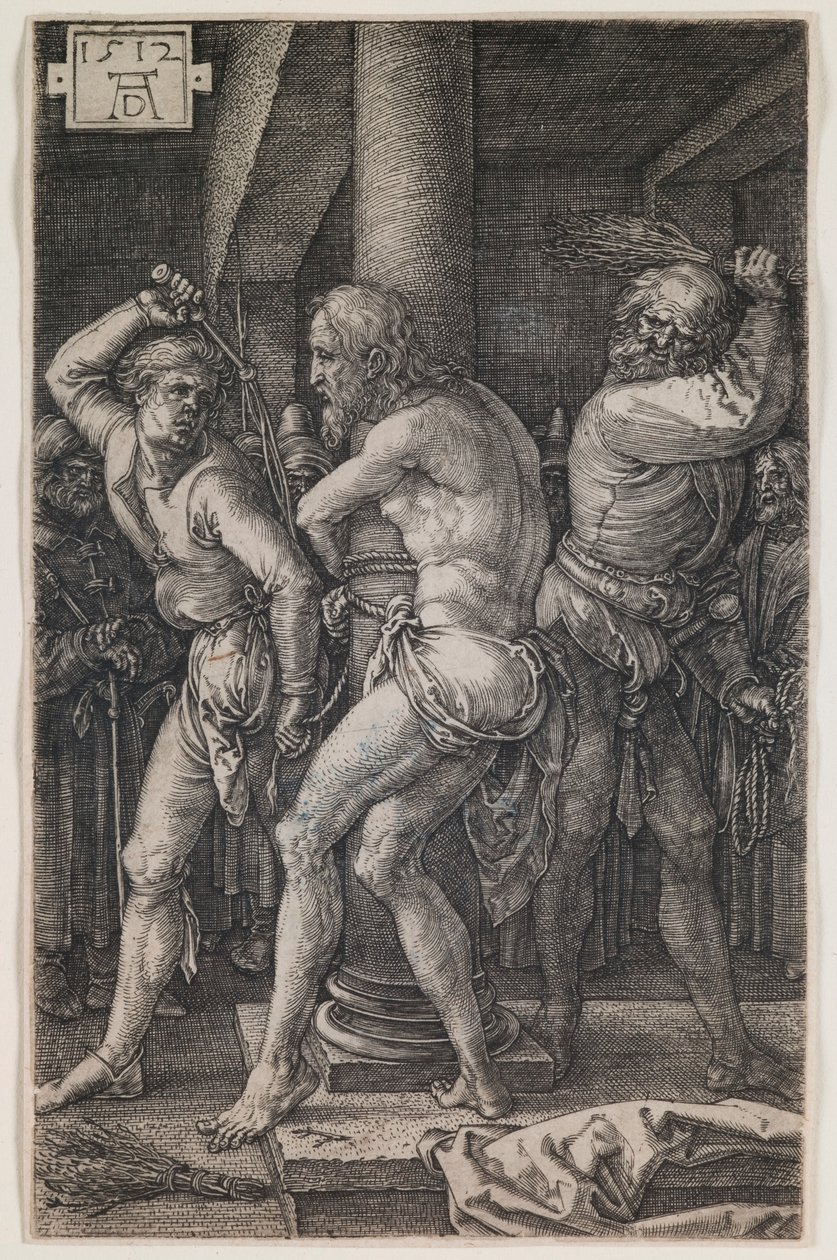 Flagelação, da série “A Paixão Gravada” de Albrecht Dürer