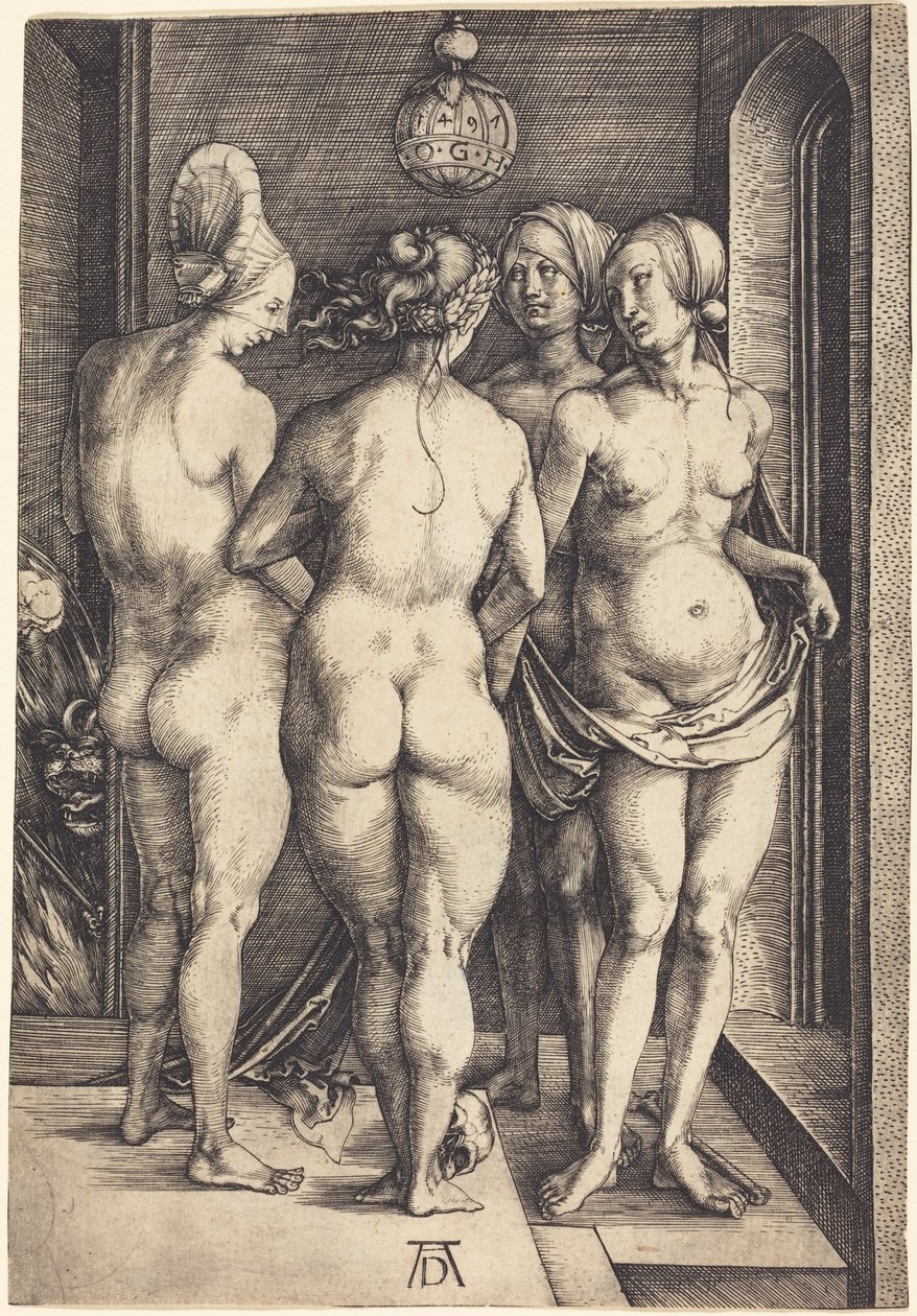 Quatro mulheres nuas de Albrecht Dürer