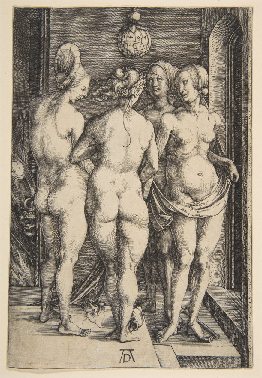 Quatro mulheres nuas de Albrecht Dürer