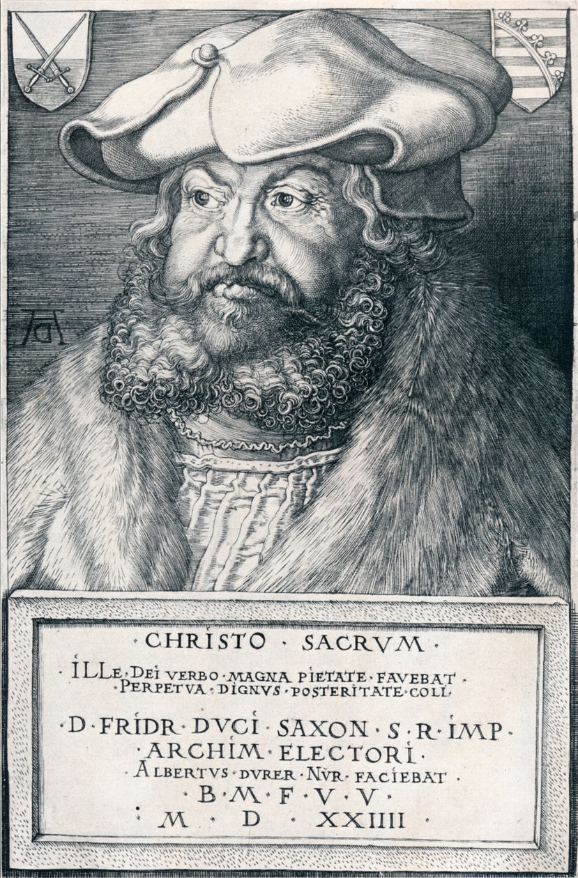 Frederico, o sábio, eleitor da Saxônia, 1524 1906. de Albrecht Dürer