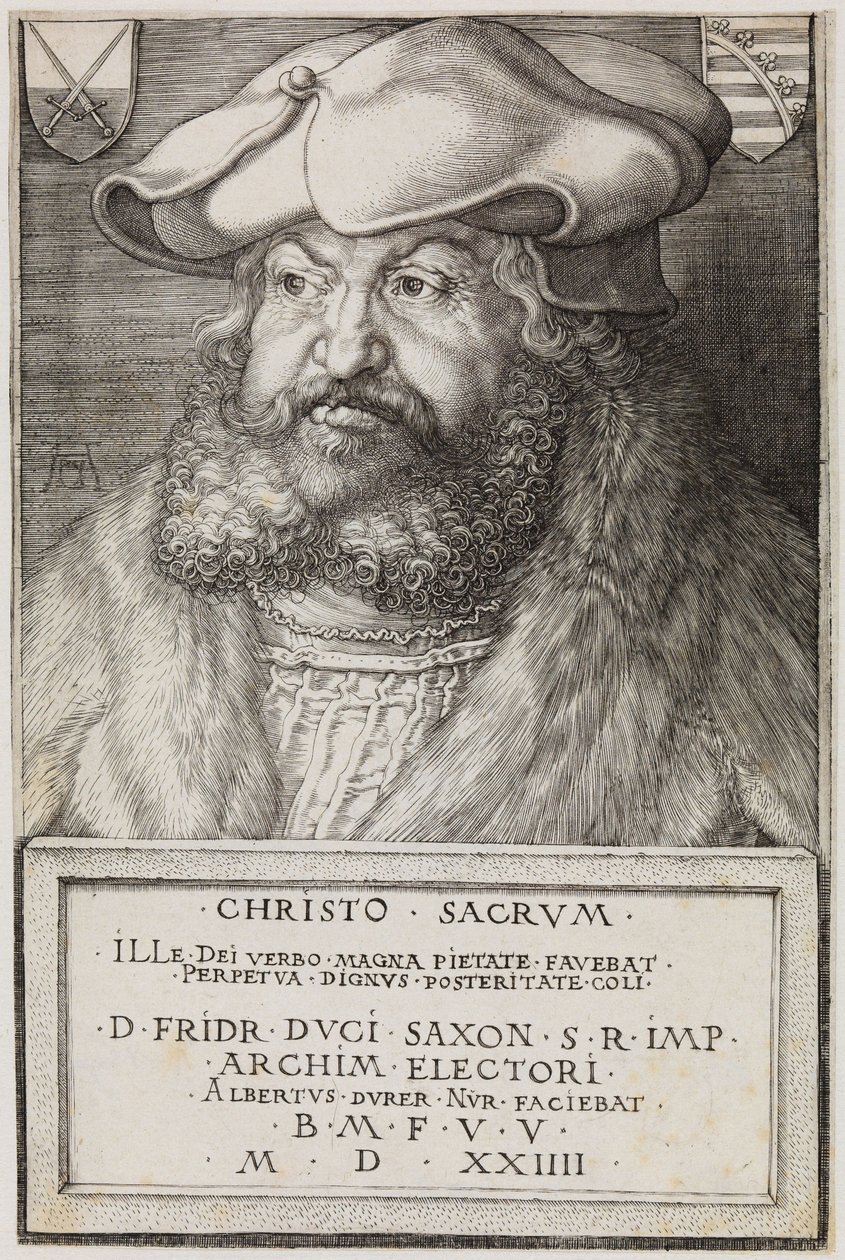 Frederico, o Sábio, eleitor da Saxónia de Albrecht Dürer