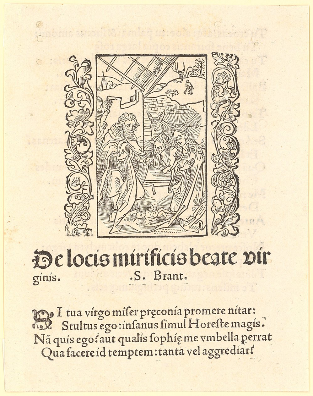 Nascimento de Cristo de Albrecht Dürer