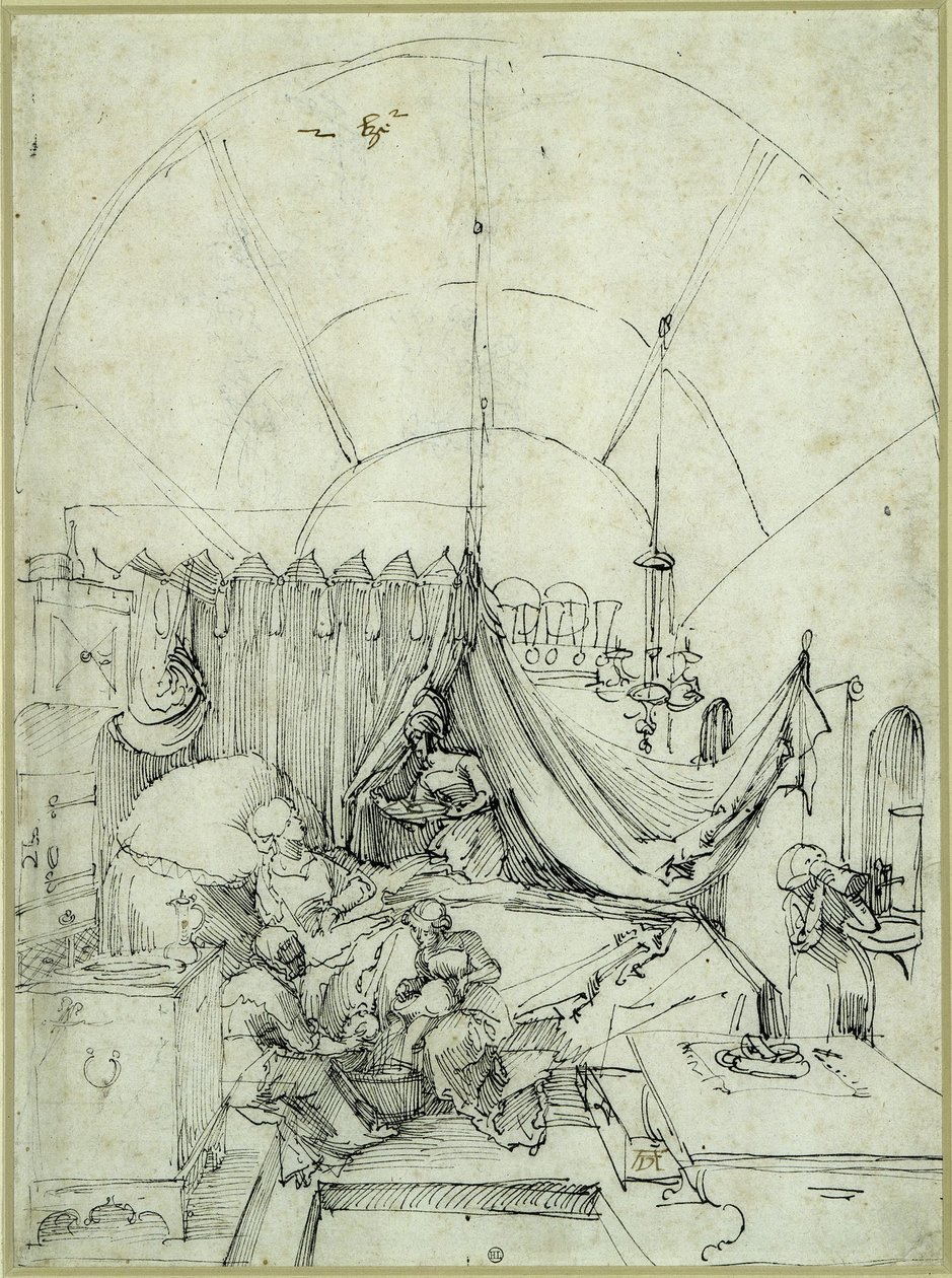 O nascimento de Maria de Albrecht Dürer