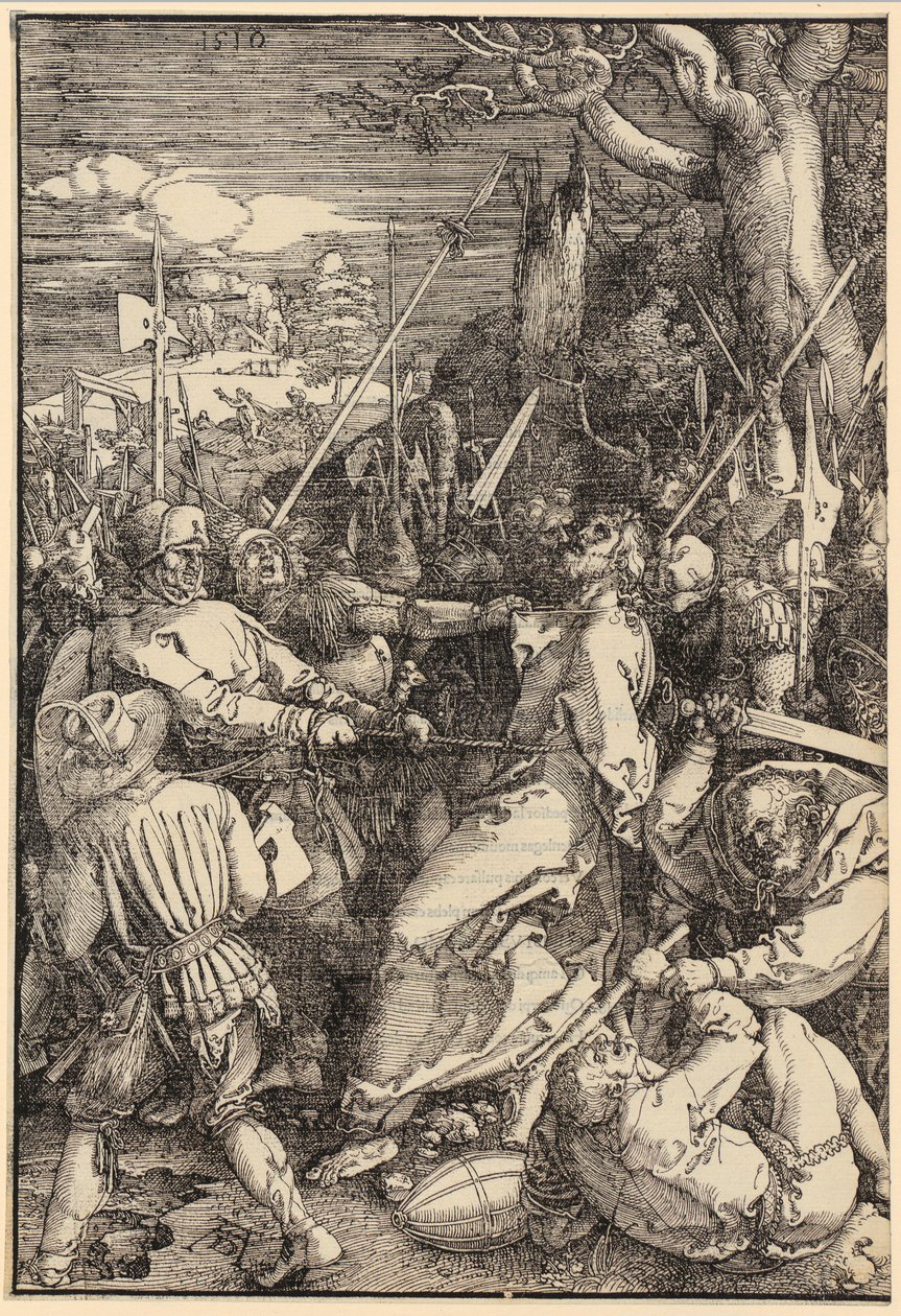 A Prisão de Cristo, folha 4 da série «A Grande Paixão» de Albrecht Dürer