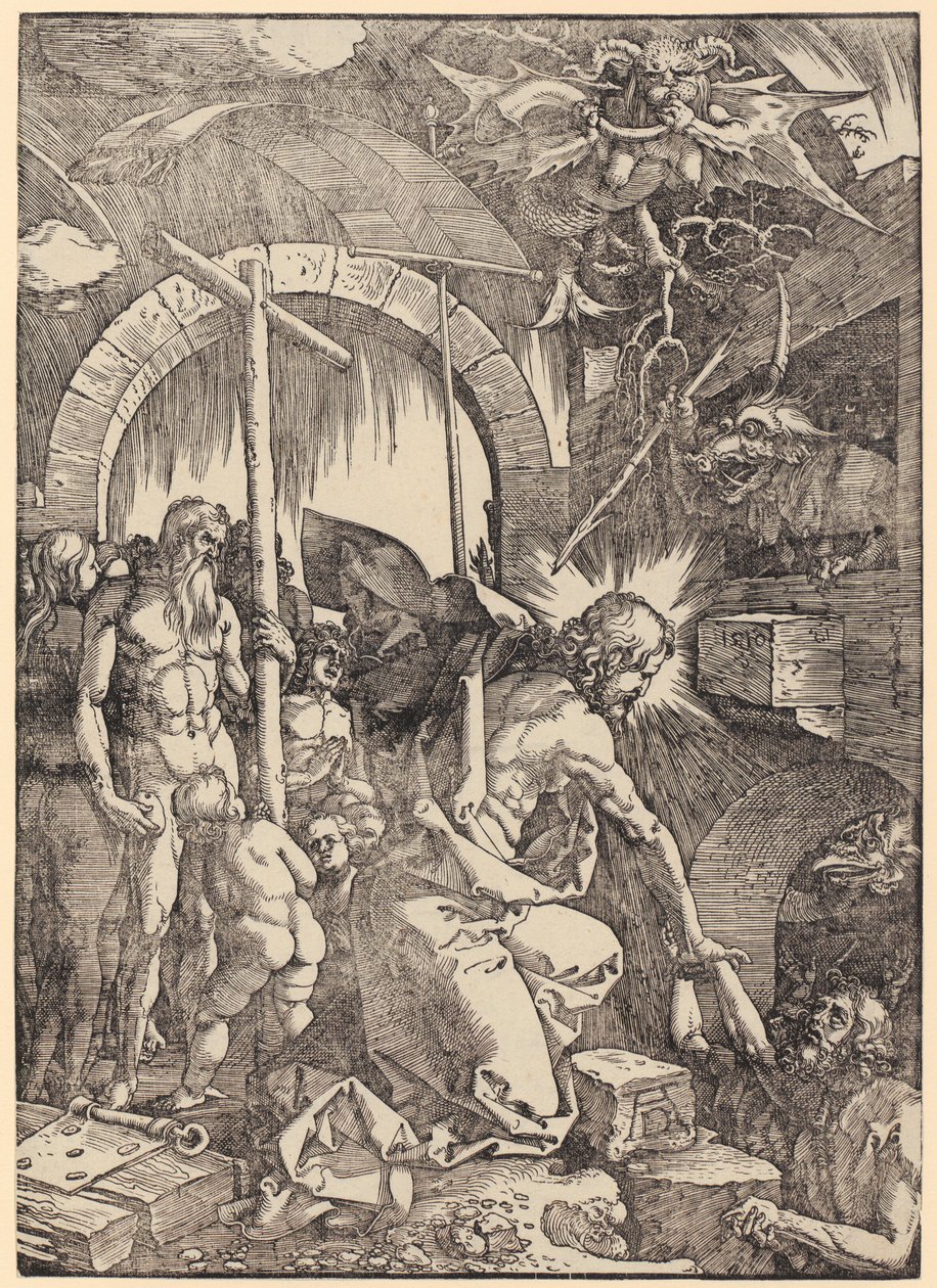 A Flagelação de Cristo, folha 5 da série «A Grande Paixão» de Albrecht Dürer
