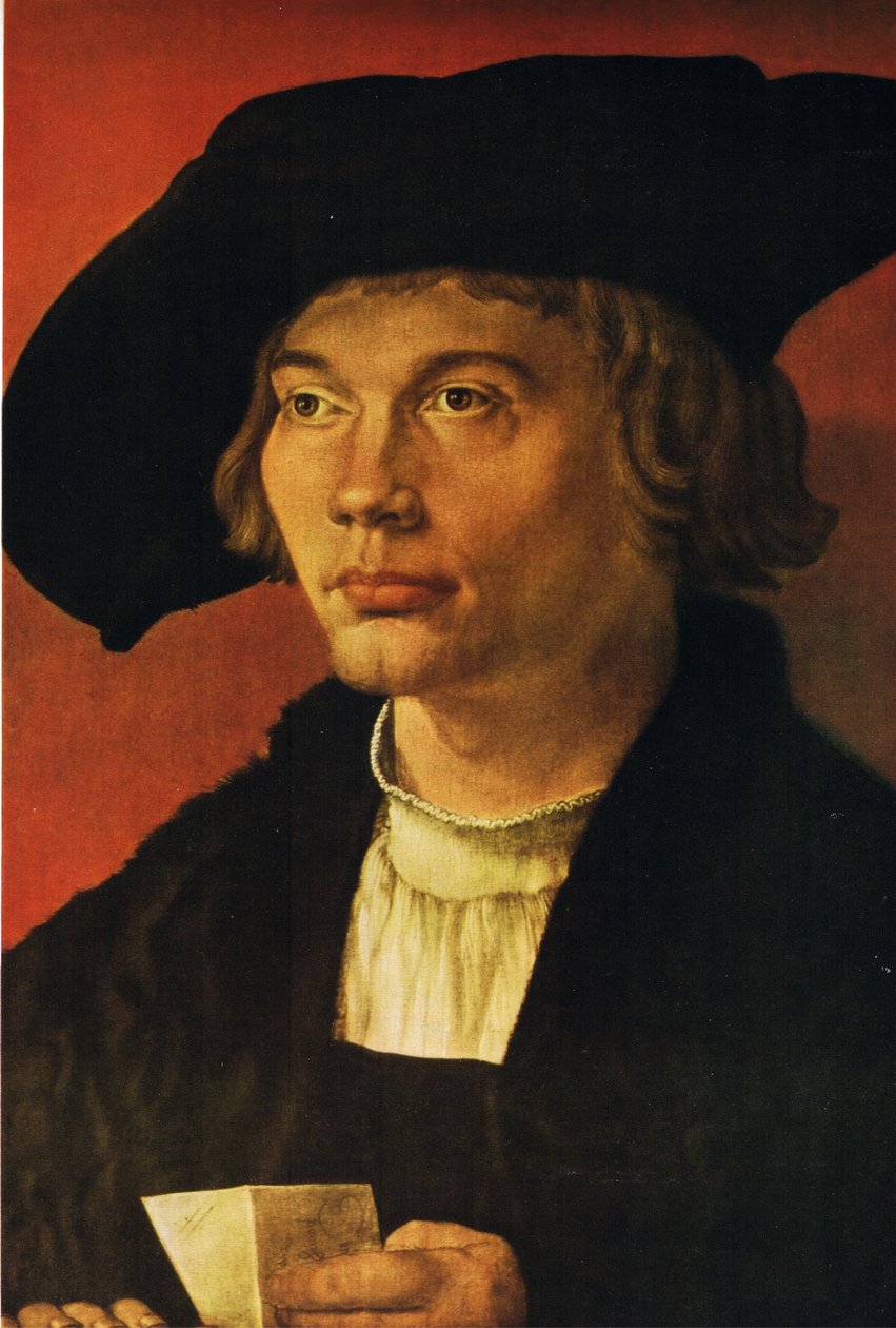 Alemão: Bernhard von Reesen Retrato de Bernhart von Reesen de Albrecht Dürer