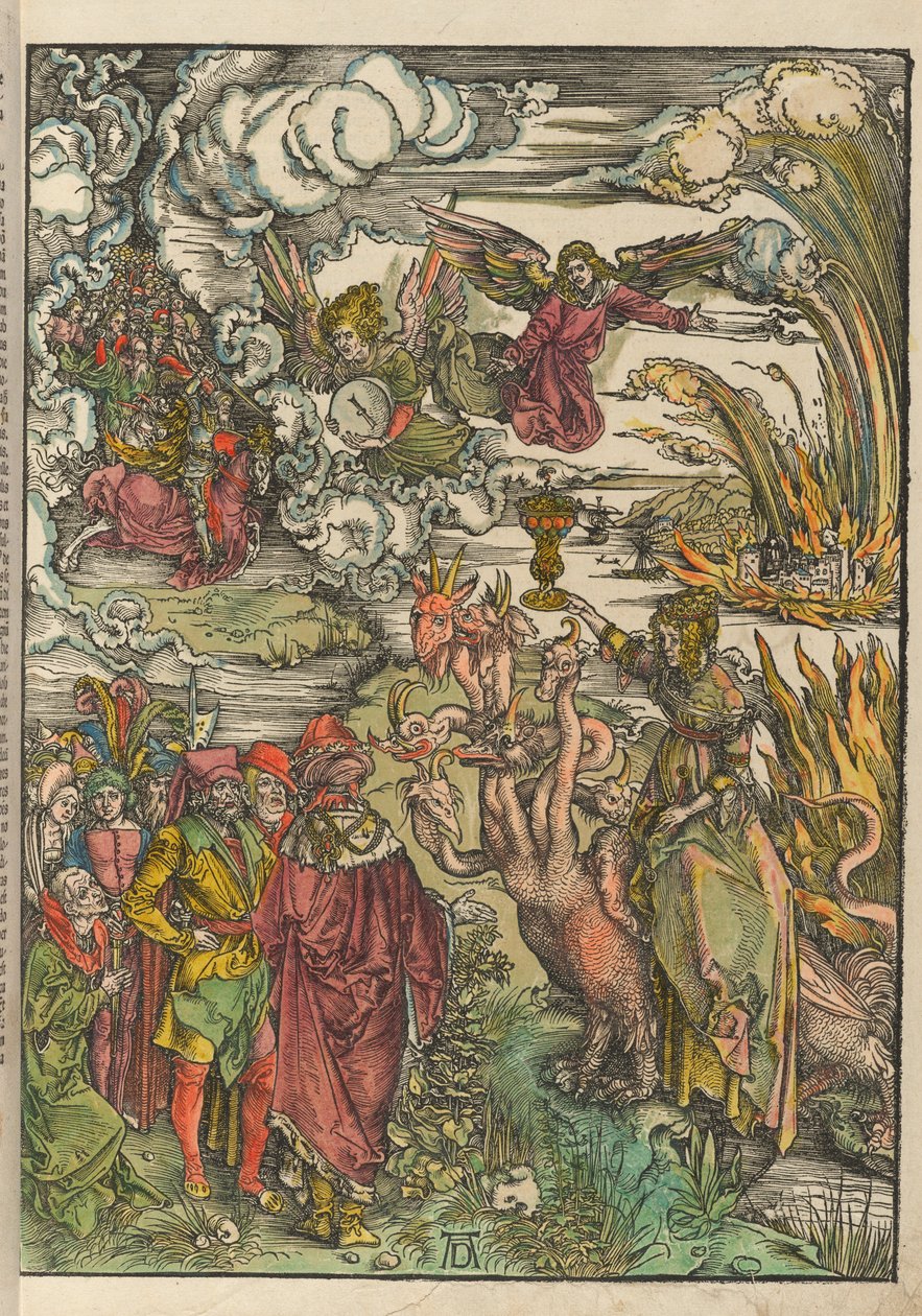 Alemão: Die babylonische Hure A prostituta da Babilónia de Albrecht Dürer
